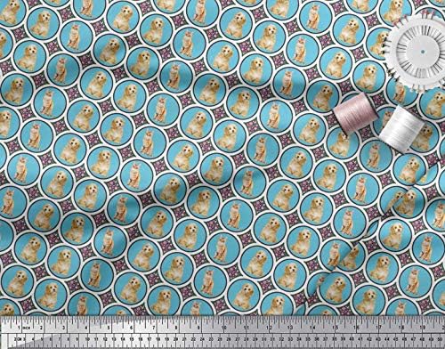 Soimoi Japan krep satenska tkanina cvjetna, pas & amp; mačka životinjska tkanina print by Yard 42 Inch Wide
