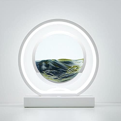 Jjry Creative Quicksend stolna lampa-pokretna umjetnička slika pijeska 3D pješčani sat Deep Sea Sandscape spavaća soba-Za Kućni dekor
