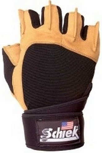 Schiek Sports Model 425 Power serije rukavice za dizanje tegova - kožne rukavice za teretanu sa podstavljenim dlanovima