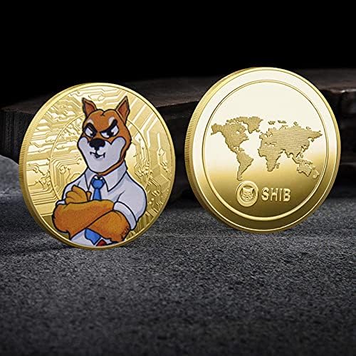 1 oz Gold-pozlaćeni dogecoin Komemorativni kovanica Gold-pozlaćeni dogecoin 2021 Limited Edition Kolekcionarni novčić sa zaštitnom