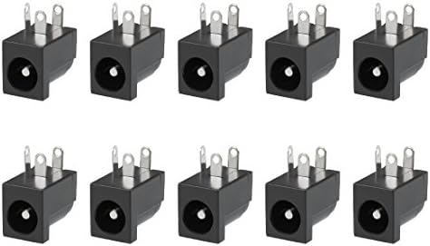UXCell 10pcs 5.5x2.1mm 3p DC Power priključak za montiranje ženske utičnice