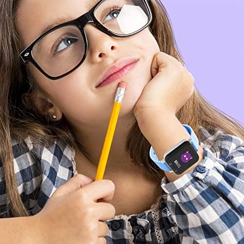 Veezoom kompatibilan sa Gizmo Watch Band Zamjena za djecu, 20 mm prozračan mekani silikonski traku s brzim puštanjem igle dizajniranih
