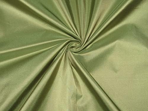 čista svilena Taft tkanina dvobojna zelena x Zlatna 54 TAF159 prodaje Dvorište