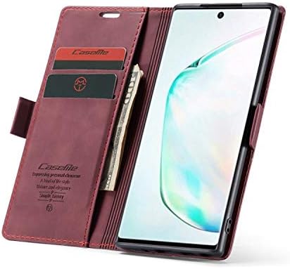 Galaxy Note 10 Case,Bpowe kožna torbica za novčanik klasični dizajn sa utorom za kartice i magnetnim zatvaračem preklopna futrola za Samsung Galaxy Note 10/Napomena 10 5G