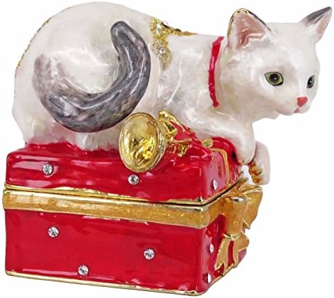 Rucinni kitty TRIKET kutija s draguljama sa kristalima Swarovski