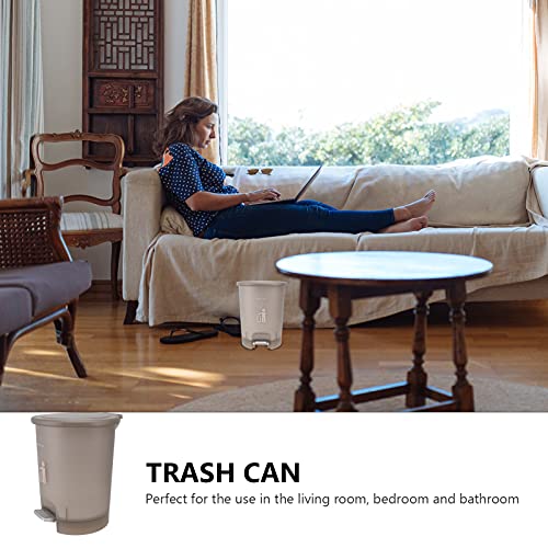 Alipis stopala korak na plastičnoj korpi za otpad kupatilo kanta za smeće Vintage okrugla kanta za smeće kanta za smeće domaćinstvo