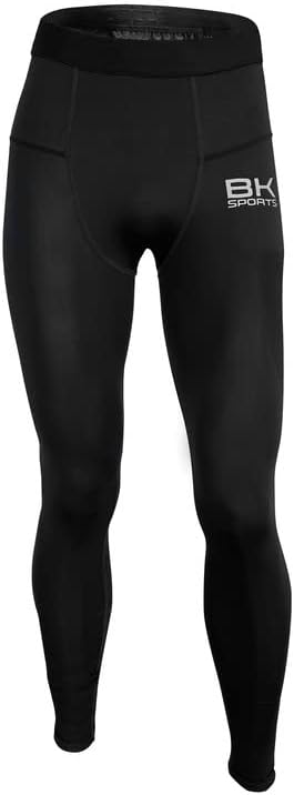 BK Sports Muške kompresovne hlače | Bambusova tkanina Muške gamaše za trčanje, vježbanje za muškarce