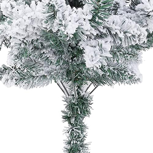 Spaljeno božićno drvce - bijelo / zeleno / ružičasto / crno božićno drvo 7,5ft, umjetni drveće za odmor za Inddor na otvorenom