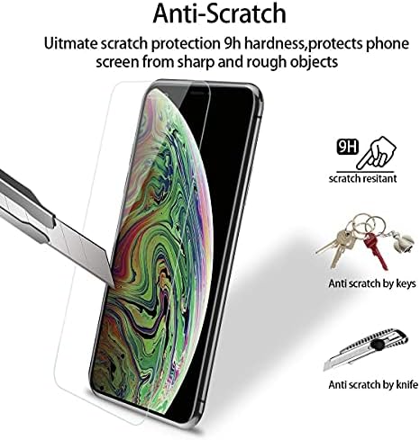 ImpactStrong Shatterproof kaljeno staklo zaštitnik ekrana za iPhone 11 / iPhone XR [jednostavan Instalacijski okvir] [bez mjehurića]
