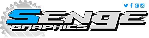 2010-2013 YZ 450 F Zany White Senge Graphics Kompletan komplet sa jahačem I.D. Kompatibilan sa Yamahom