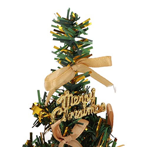 Mini božićno drvce, stolno mini božićno drvce, životno stabilno donje umjetno božinsko stablo za ukrašavanje radne površine
