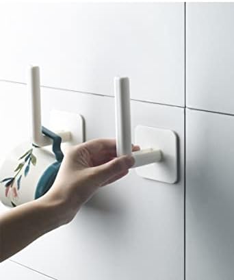 GUOJM multifunkcionalni kuka za udarce, jaki ljepljivi zid viseći naljepnica za neražavanje Početna kupaonica Kuhinja Skladištenje