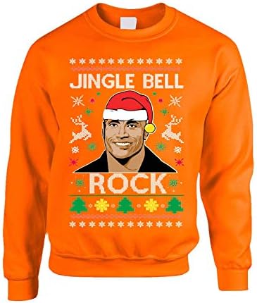 AllnTundds dukserica za odrasle Jingle Bell Rock Trendy Ugly Božićna praznička zabava