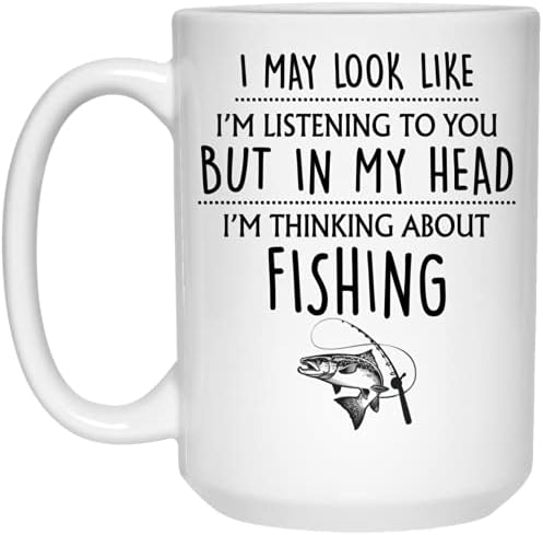 Q. PaddyShops ribolov poklon, pecanje šolja, Funny ribolov poklone za muškarce, muž, tata, brat, dečko, ribolov poklon, ribolov Lover