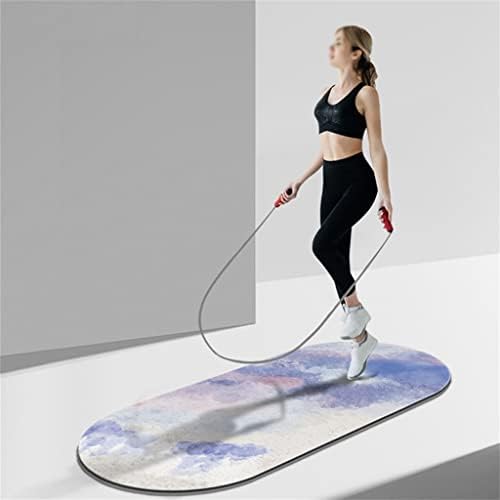 N / A joga Mat konopac za preskakanje podnih vježbi za sportske jastučiće neklizajuće teksturirane debljine 8 mm visoke gustine