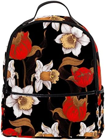 VBFOFBV ruksak za laptop, elegantan putni ruksak casual paketa ramena torba za muškarce, japanski cvijet zlatno crne ptice leptir