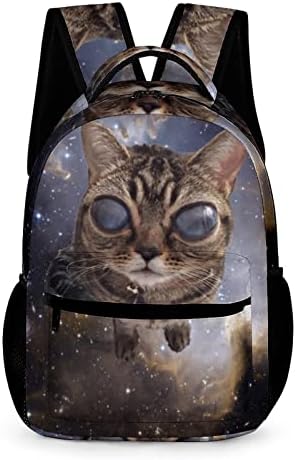 Alien Cat laptop ruksaci Slatka putna torba Ležerne prilike za rame Dnevni poklon za muškarce