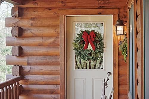 Malyitroly božićni vijenac 24 Božićni vijenac Božićni ukrasi na vratima seoska božićni dekor božićni ukrasi za dom božićni božićni