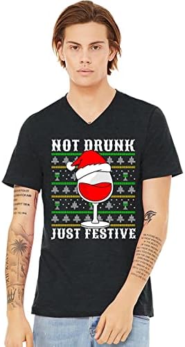 Ne Pijana Samo Svečana Božićna Zabava Božić Svečana V Vrat Košulja