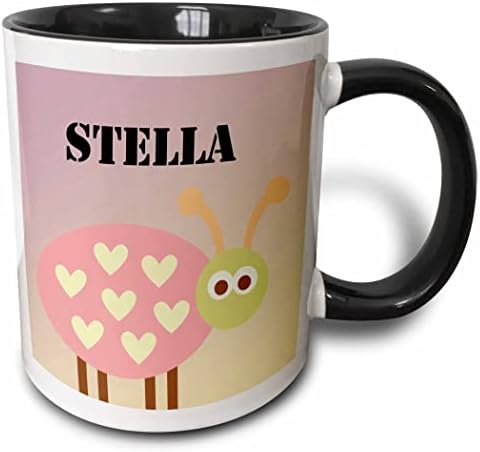 3drose PS ime-Stella Pink Ladybug girls ime - Mugs