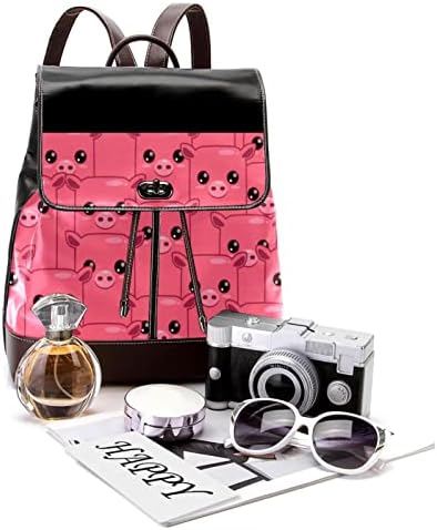 VBFOFBV Lagani casual backpack za laptop za muškarce i žene, crtanu svinju ružičastu životinju