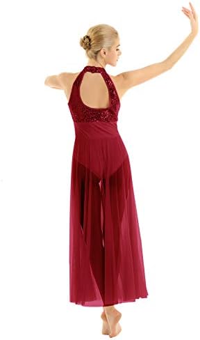 Yizyif ženske odrasle biljake baleta savremena plesna haljina lirski Leotard kostim