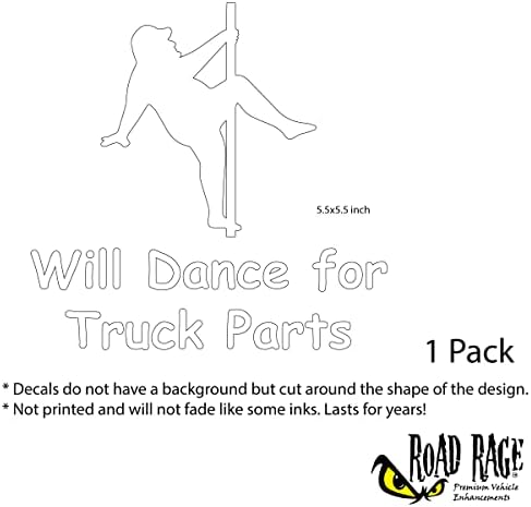 Road Rage Premium naljepnice vozila - Hoće li plesati naljepnice za dijelove kamiona - auto, kamion, kompjuter, zid, bilo koja čista