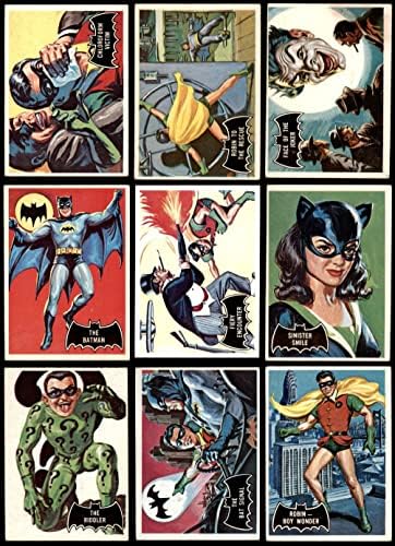 1966. TOPPS Batman Black Bat Kompletan set VG / ex