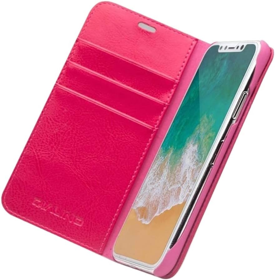 Gummy Lady flip phone Cover, za iPhone Apple Xs / Xr/Xs Max torbica za zaštitu telefona od prave kože sa 3 kartice i utorom za novac