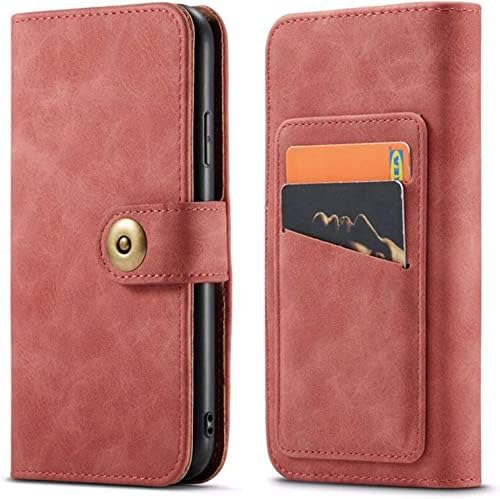 BANDKIT torbica za novčanik kompatibilna sa iPhoneom 12/12pro, odvojiva 2 u 1 preklopna magnetna kožna futrola za držač novčanika