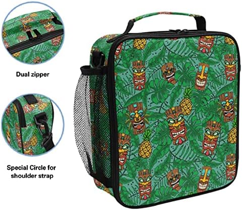 ZZXXB Aloha Palma izolovana torba za ručak kutija za višekratnu upotrebu termo hladnjača Tote Vanjska putna torba za piknik sa naramenicom