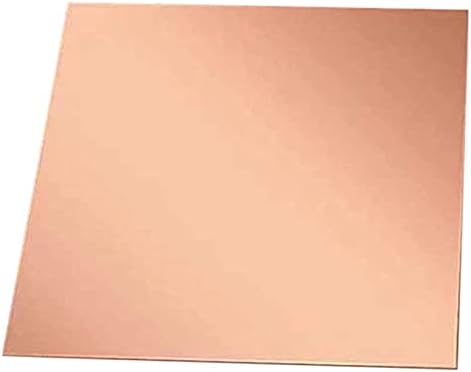 ZHENGYYUU mesing ploča bakar list folija bakar lim ljubičasta bakar ploča 6 različite veličine debljine 1. 5mm za, zanati, ručno rađeni