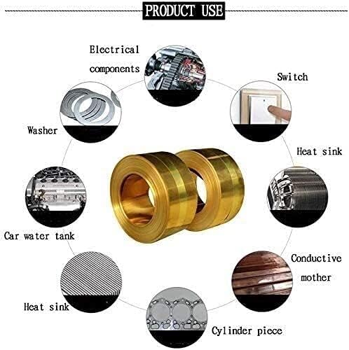 Mesing ploča čista bakrena folija 1mx200mm bakarni lim ploča ploča Roll različitih debljina široko se koristi u proizvodnji kovanja,
