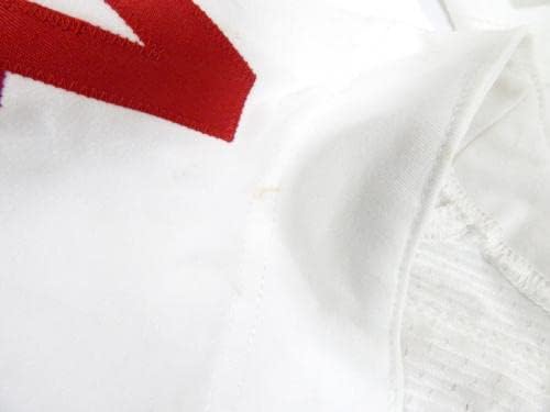 San Francisco 49ers Jerome Simpson 14 Igra Polovni bijeli dres 40 15 - nepotpisana NFL igra rabljeni dresovi