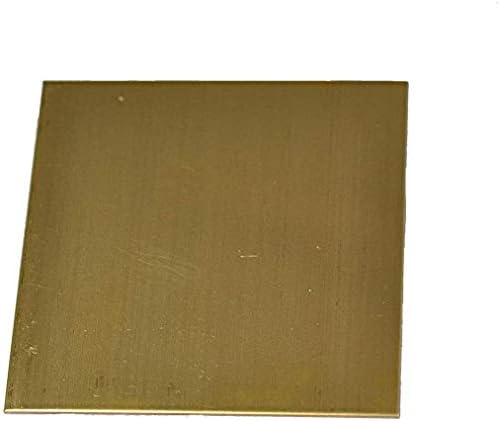 HaveFun Metal Bakar folija mesing bakar lim ploča Metal sirovo hlađenje industrijski materijali H62 Cu 50mmx50mm, 1. 5 * 50 * 50mm