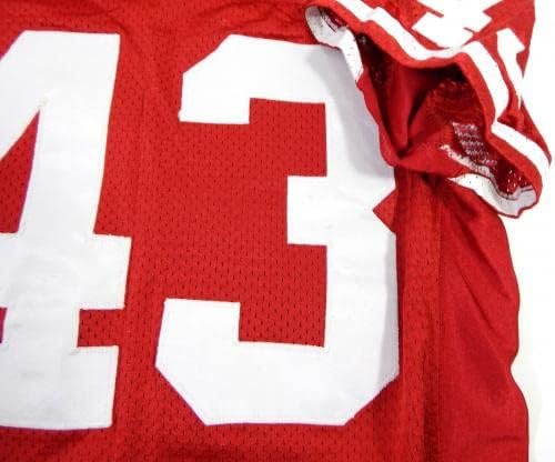 Kasna 80-ih rana 90-ih San Francisco 49ers 43 Igra Polovni crveni dres 48 DP26874 - Neincign NFL igra rabljeni dresovi