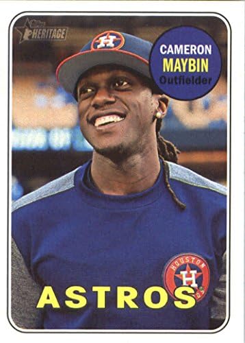 2018 TOPPS Heritage 205 Cameron Maybin Houston Astros bejzbol kartica