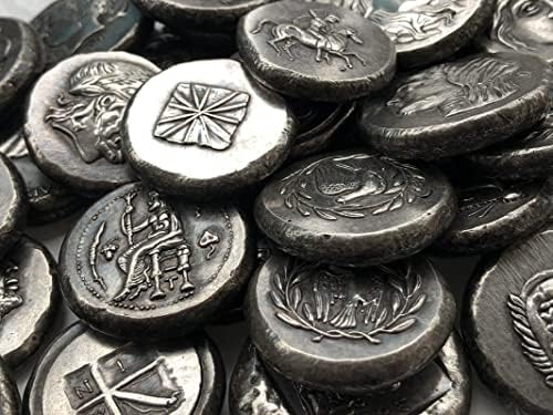 Grčki novčići mesingani srebrni starini zanati inozemni kovanice Nepravilni tip 103