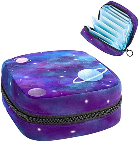 Planetarni univerzum sanitarne vrećice za skladištenje u salvetima menstrualna torba za držač vremena prenosiv sa patentnim zatvaračem