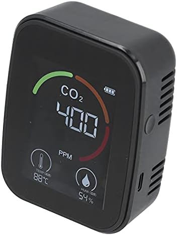 ZJChao TVOC detektor, Temperaturna vlažnost Tester Visoka tačnost Monitor kvalitete zraka sa USB kablom za ured za teretanu za spavaću