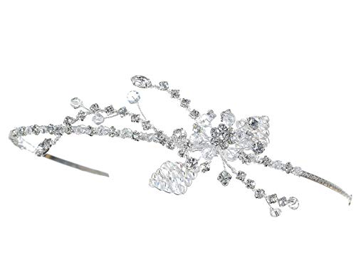 Samky asimetrični Svadbeni cvijet za vjenčanje buket vještački dijamant Kristalna traka za glavu Tiara T843