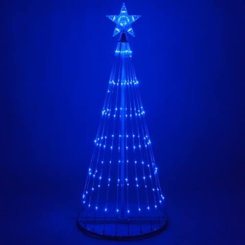 LED svjetlo pokazuje božićno drvsko konus na otvorenom Xmas kućni dvorišni ukras multi crveni