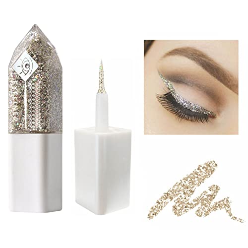 5 boja Liquid Glitter eyeliner za oči, evropski i američki stil biserni sjajni Eyeliner Pigment Monochromatic Liquid eye Shadow Pearl
