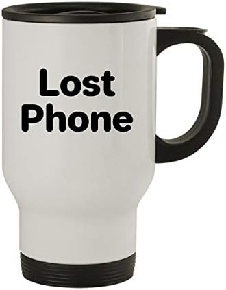 Molandra Nagrade: Izgubljeni telefon - putnička krigla od nehrđajućeg čelika 14oz, bijela