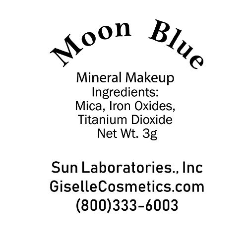 Giselle Cosmetics rastresiti prah organsko mineralno sjenilo za oči-Mjesečevo plavo-3 gms