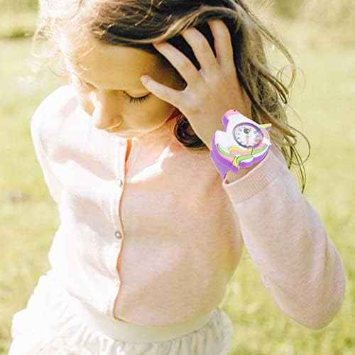 PartyKindom silikonska narukvica jednorog djeca šamar sat-djeca šamar na satu, jednorog sat za djevojčice ručni sat jednorog pokloni