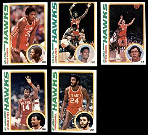 1978-79 TOPPS Atlanta Hawks Team Set Atlanta Hawks VG / Ex + Hawks